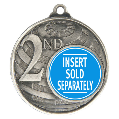 50MM Global 2nd Insert Medal from $7.60
