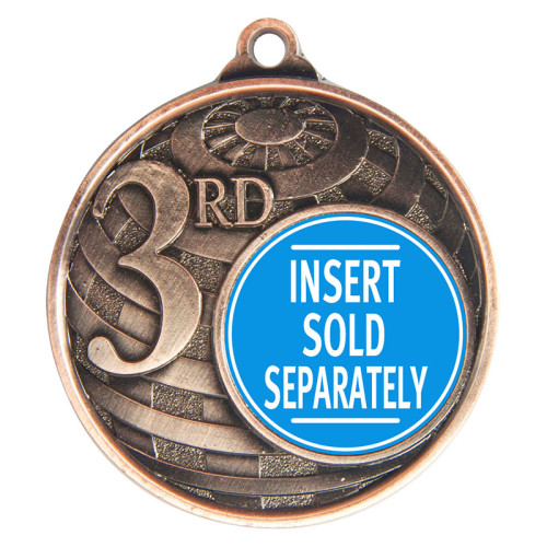 50MM Global 3rd Insert Medal from $7.60