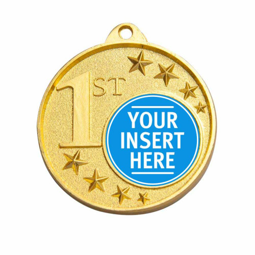 50MM Shooting Star Insert Medal - 1ST  from $7.60