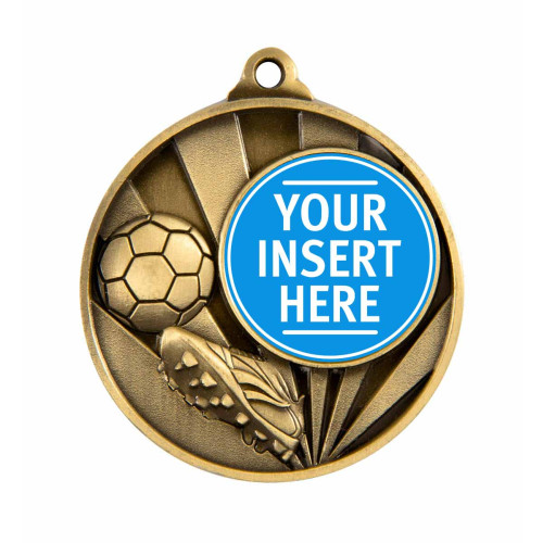 50MM Sunrise Insert Medal Football from $7.60