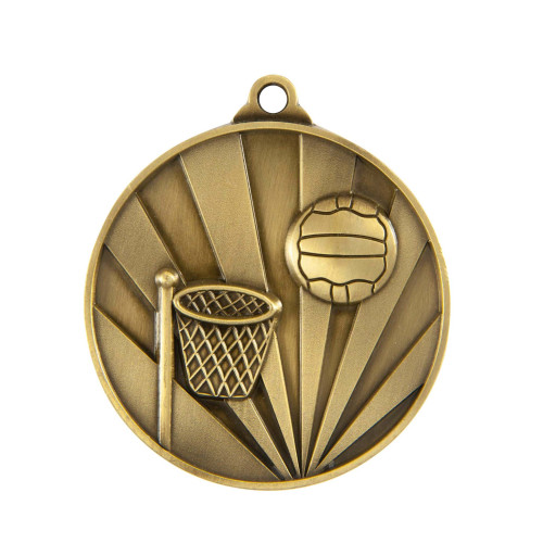 70MM Sunrise Medal-Netball from $11.89