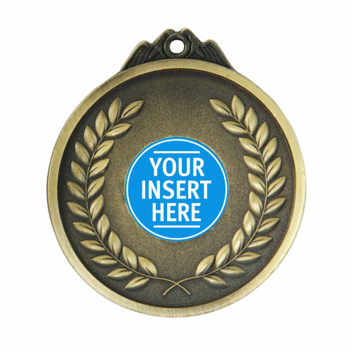 70MM Laurel Generic Insert Medal from $8.36