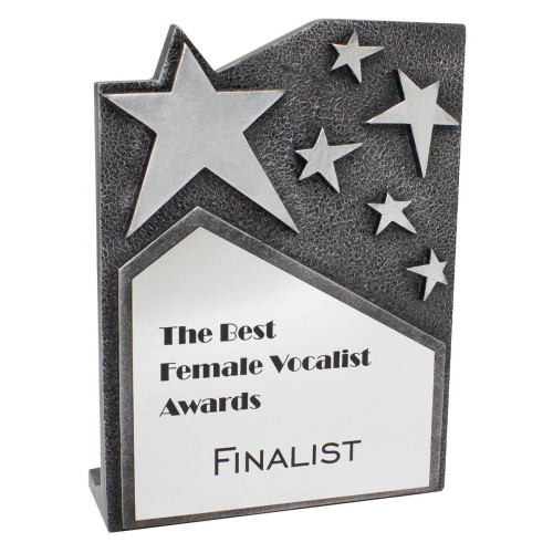 195MM Star Cross Plaque - Silver from $34.67