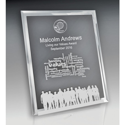 Mirror Edged Glass-Rectangle Portrait from $25.97