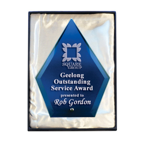 Laser Glass Arrowhead-Blue from $34.46