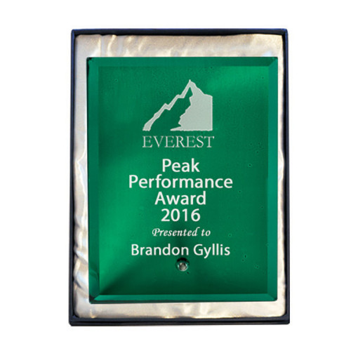 Laser Glass 10mm Rectangle Green from $33.99