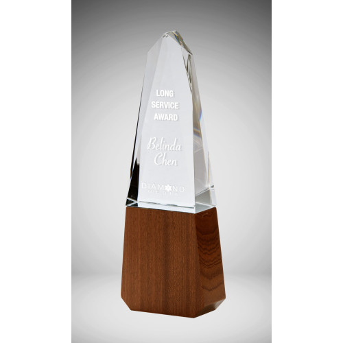 265MM Crystal Jarrah Obelisk from $74.64