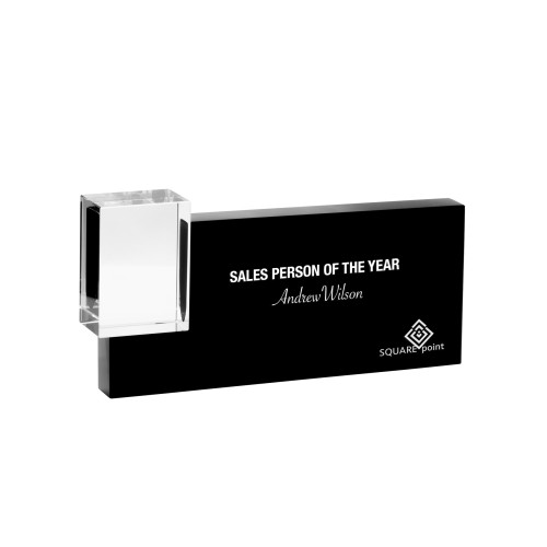 100MM Black and Clear Crystal - Rectangle from $56.47