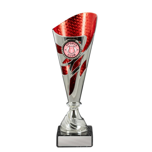 Cortina Series - Silver-Red