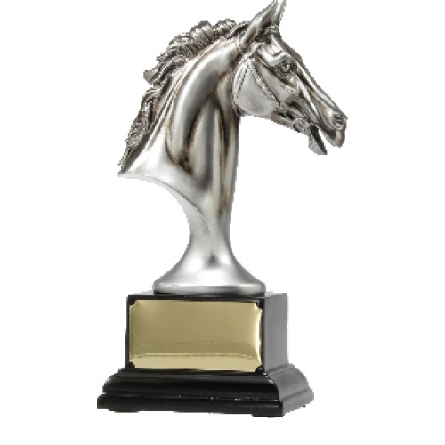 200mm Horse Head on Black Base