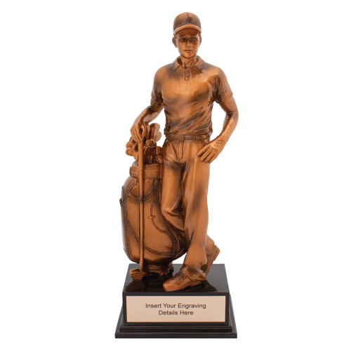 255MM Male Bronze Golfer from $37.75