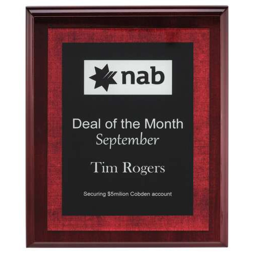 250MM Vivid Plaque - Red from $54.67