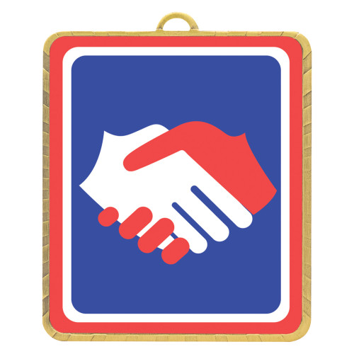 75MM Lynx Medal - Handshake from $7.84