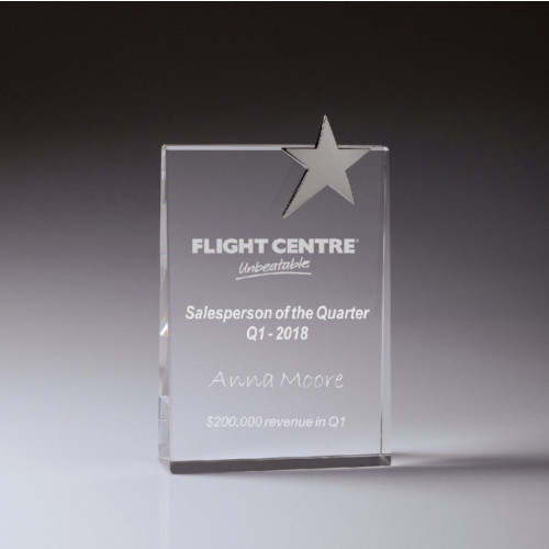 Tablet Star Crystal in G/Box from $56.00