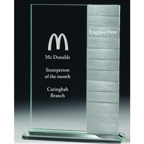 255mm 10mm Glass with Metal Side Sliders from $123.16