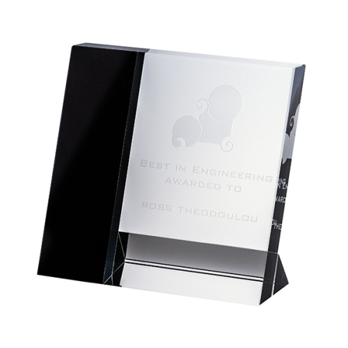 160MM Black and Clear Crystal - Rectangle from $86.96