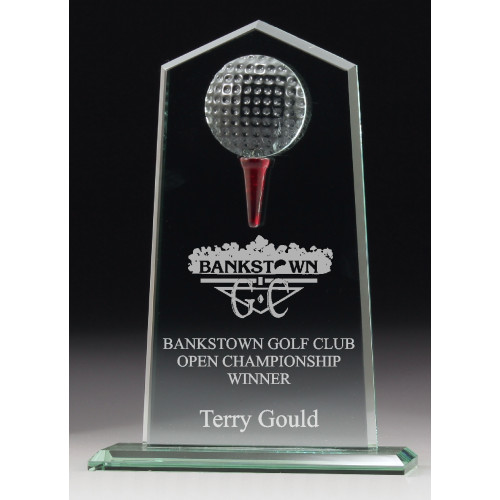 185mm Glass & Red Tee