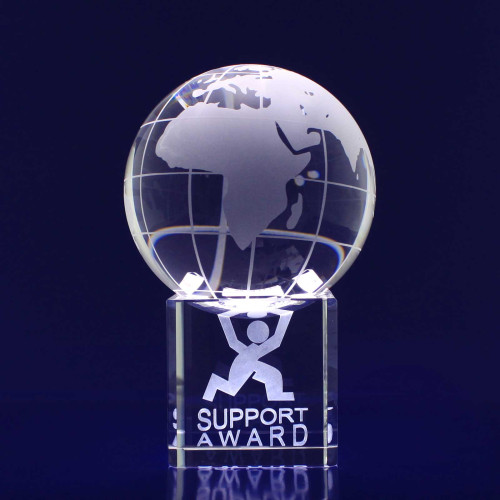 Crystal Spinning Globe M