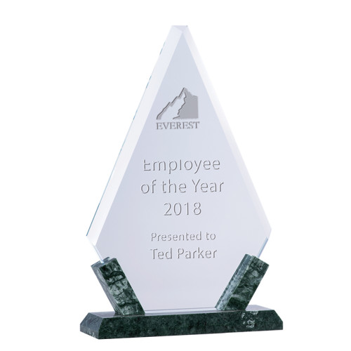 Green Marble Glass - Arrowhead from $64.61