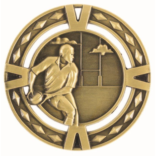 60MM Rugby Diamond Medal from $6.52