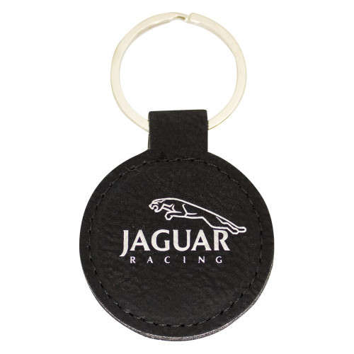 50MM Leatherette Keychain - Silver from $11.64