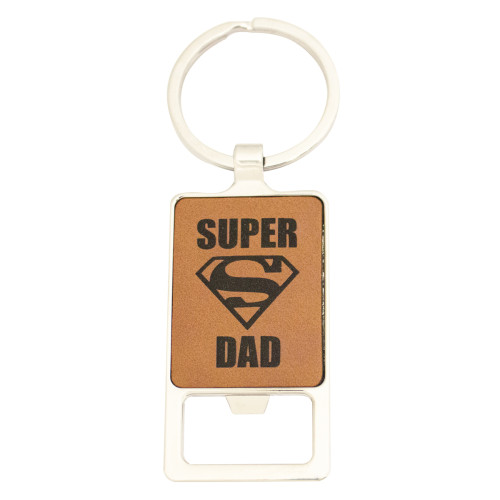 60MM Leatherette Keychain Opener from $11.64