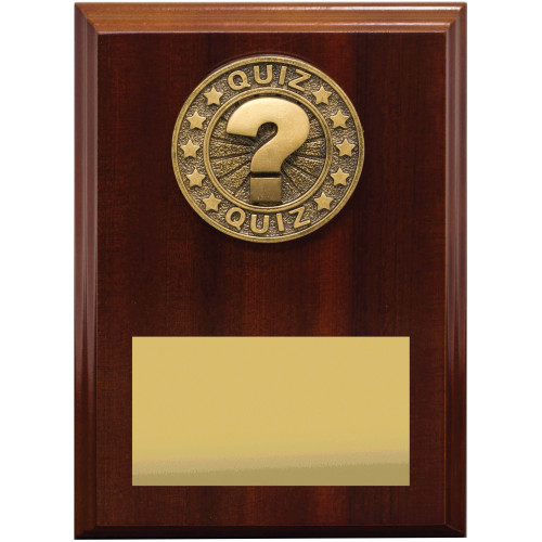 175MM Quiz Award Plaque from $13.18