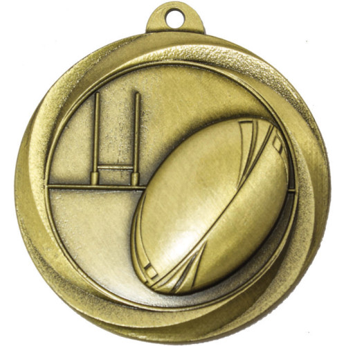 50MM Rugby Whirl Medal from $5.52
