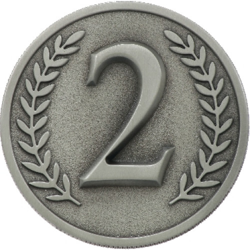 60mm Prestige 2nd Place Coin with Case