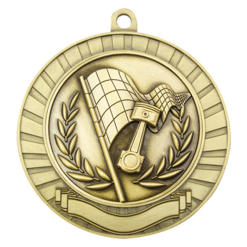 70MM Eco Scroll  Motorsport Medal from $7.66