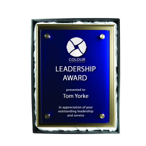 Plaque with Glass - Blue, Green or Red from $55.04