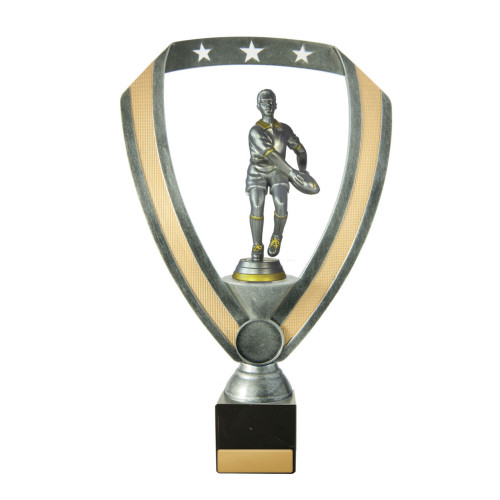 Silver Male Rugby on Base from $12.20