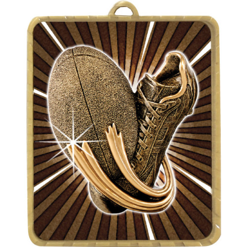 63 x 75MM Rugby Theme Lynx Medal from $7.28