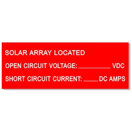 110x40mm SOLAR ARRAY LOCATED