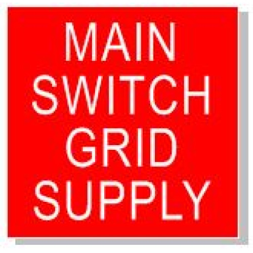 Main Switch Grid – 20x20mm Sign