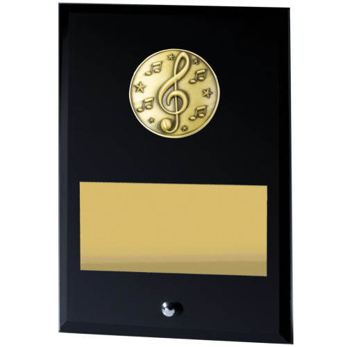 Music Glass Plaque in G/Box from $13.51