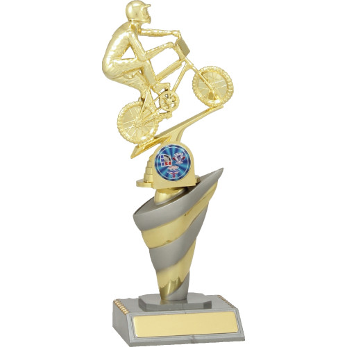 235mm Silver-Gold Stripe With Rider