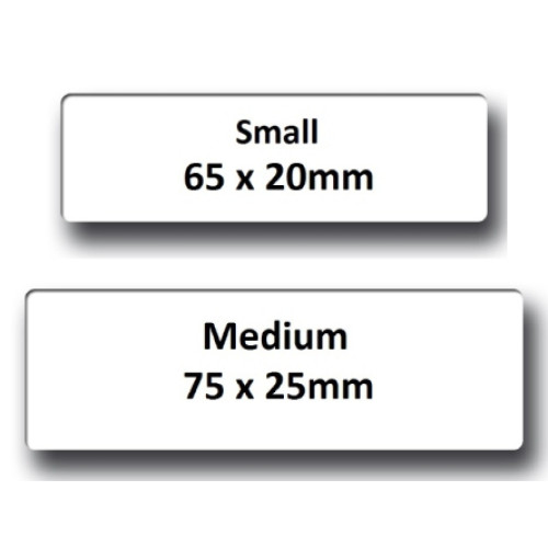 Blank Reusable Badges 