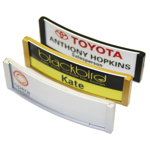 Curved Reusable Badges