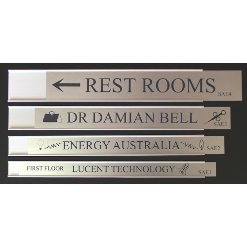 Door & Wall Information Plate 25mm High