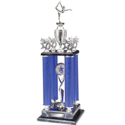 Gymnastics Perpetual & Post Trophy 610mm