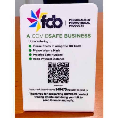 Counter Sign - QR Check In from $15 each