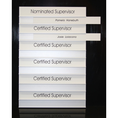 Multi Rail Wall Signs - Customized