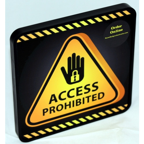 Framed Office Signs Square 160x160mm