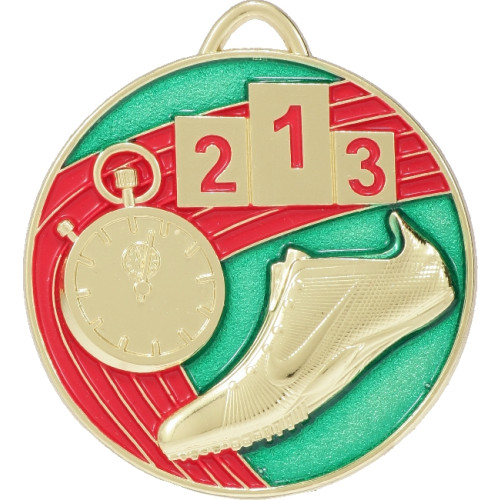 50mm Colour Athletics Medal From $6.80
