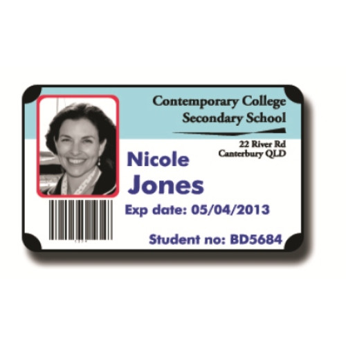 Single Side ID Badges Portrait / Landscape
