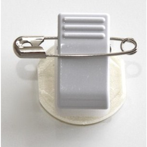 Badge Fitting - Swivel Pin & Clip