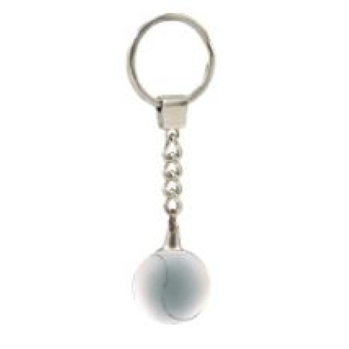 25mm Tennis Crystal Keyring 