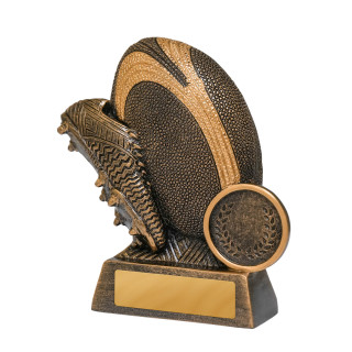 110mm Milos Series Rugby Trophy from $9.52