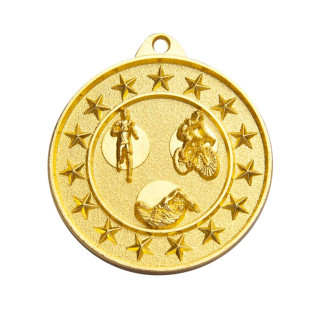 50MM Shooting Star Medal - Triathlon from $7.60
